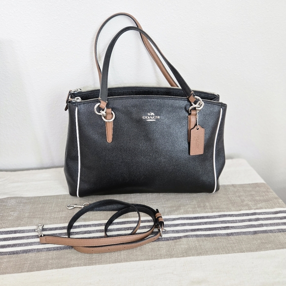 Coach Christie Carryall Bag Contrast Stitching,  F57488 - Picture 3 of 17